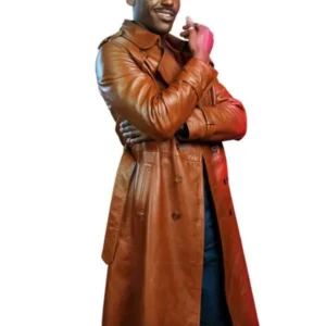 Doctor Who 15th The Doctor Brown Trench Leather Coat