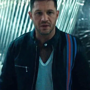 Eddie Brock Venom 2 Black Leather Jacket
