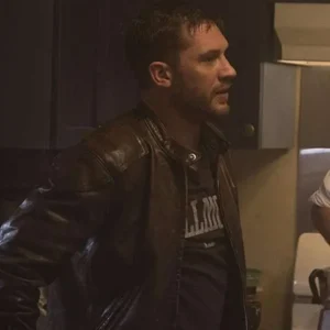 Eddie Brock Venom Distressed Brown Leather Jacket