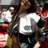 F1 Monaco Grand Prix Emily Ratajkowski Racing Jacket side