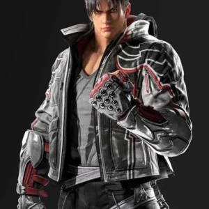Jin KazamaTekken 8 Leather Jacket