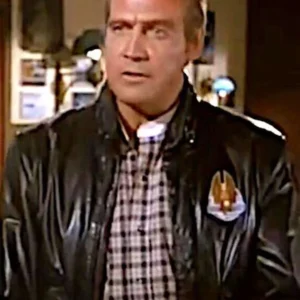 Lee Majors The Fall Guy Stuntman Association Leather Jacket
