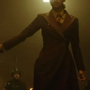 Loki Ravonna Renslayer Brown Trench Coat front