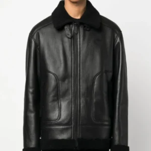 Men’s Black Sheepskin Jacket