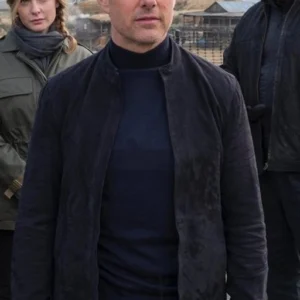 Mission Impossible Fall Out Tom Cruise Suede Black Jacket