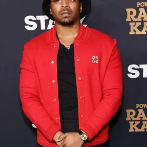 Power Book III Raising Kanan Lou-Lou Red Jacket