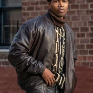Power Book III Raising Kanan S02 Worrell Brown Leather Jacket