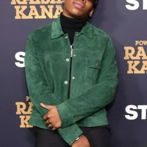 Power Book III Raising Kanan S03 Mekai Curtis Green Jacket