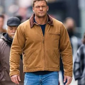 Reacher S02 Alan Ritchson Brown Jacket