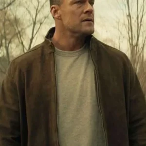 Reacher S03 Alan Ritchson Suede Leather Jacket