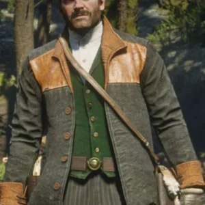 Red Dead Redemption 2 Wool Gray Jacket