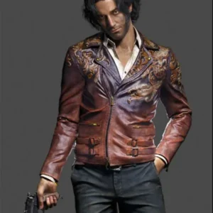 Resident Evil 4 Dr. Luis Serra Navarro Leather Jacket