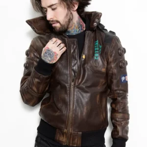 Samurai Cyberpunk 2077 Leather Jacket
