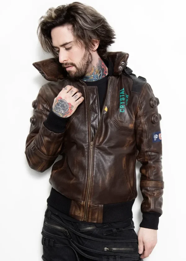 Samurai Cyberpunk 2077 Leather Jacket