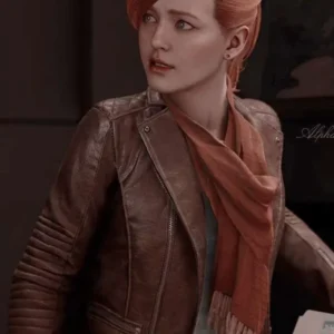 Spider-Man Mary Jane Brown Leather Jacket