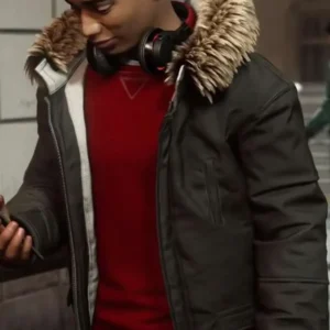Spider-Man Miles Morales Parka Hooded Jacket
