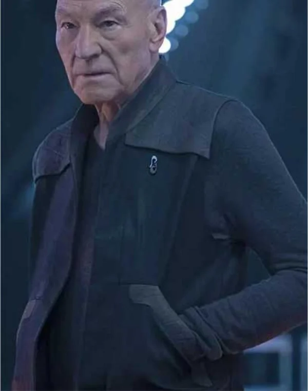 Star Trek Picard S01 Jean-Luc Picard Leather Vest - Image 3