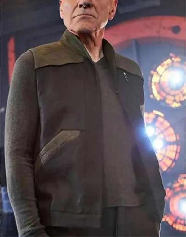 Star Trek Picard S01 Jean-Luc Picard Leather Vest - Image 2