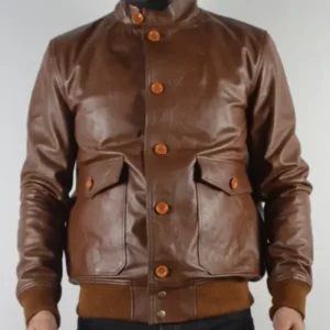 Tan Bomber Jacket For Mens