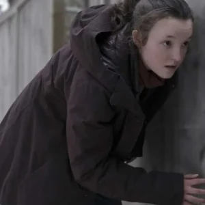The Last of Us Bella Ramsey Brown Jacket side