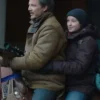 The Last of Us Pedro Pascal Brown Leather Jacket side