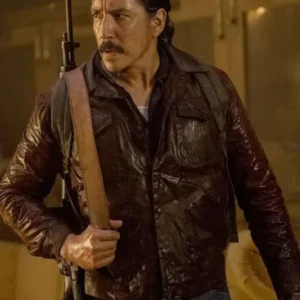 The Last of Us S02 Gabriel Luna Brown Leather Jacket