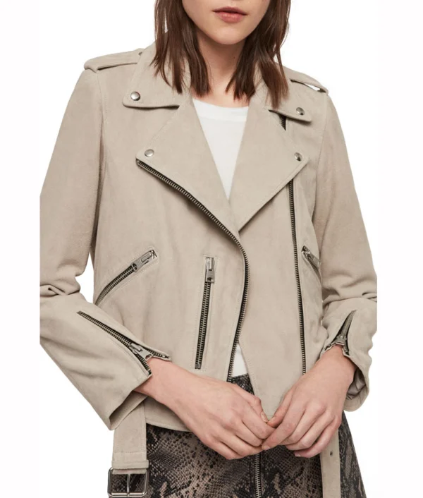 Women’s Spinning Out Kat Baker Biker Jacket - Image 2